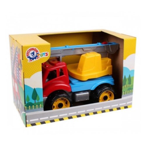 Игрушечная машинка ТехноК Автокран 4555