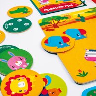 Игра настольная "Fisher Price. Лото. Изучаем животных" в коробке VT2910-01(укр)