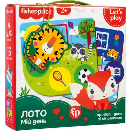 Настольная игра Vladi Toys Fisher Price. Лото. Мой день, укр VT2910-02