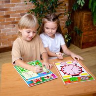 Доска-тренажер "Часы и распорядок дня" Vlady Toys (VT5010-29) (укр)