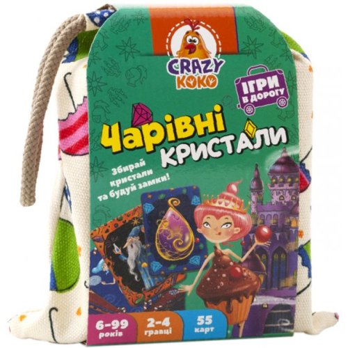 Игра в мешочке "Волшебные кристаллы"(укр) (VT8077-12)