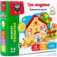 Игра-шнуровка с липучками Vlady Toys (VT5303-09/13)