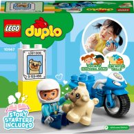 Конструктор Lego Duplo Полицейский мотоцикл, 5 деталей 10967