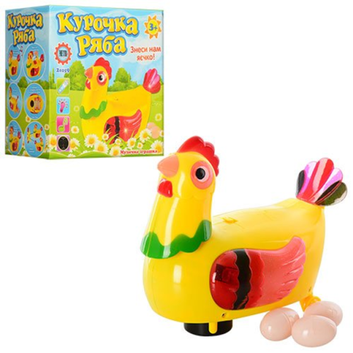Музыкальная игрушка Metr+ Курочка, несущая яйца 20259