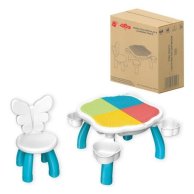 Игровой столик и стульчик для конструктора Qman