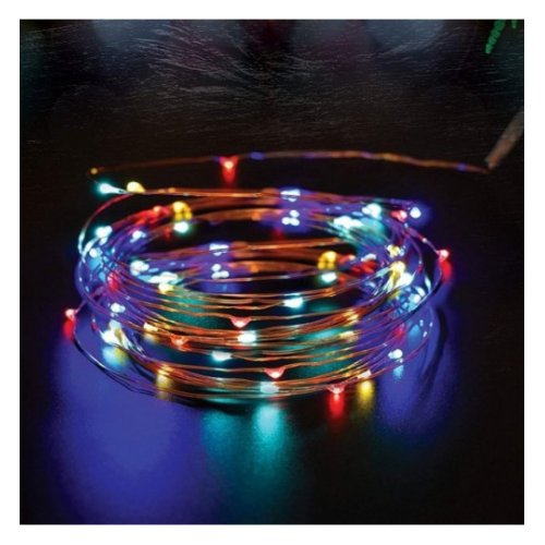 Гирлянда LED 10м на батарейке (79665)