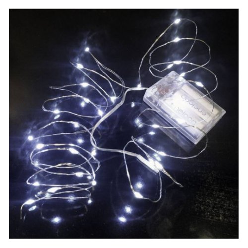 Гирлянда LED 3м на батарейке, белая (R28282)