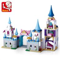 Конструктор SLUBAN M38-B0610  Розовая мечта,замок принцессы,фигурки,815дет