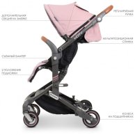 Прогулочная коляска EL Camino Incity Pale Pink (ME 1068)