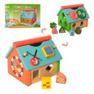 Деревянная игрушка Центр развивающий домик (MD2406)