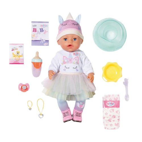 Пупс Zapf Creation Baby Born Великолепный Единорог, 43 см 836378