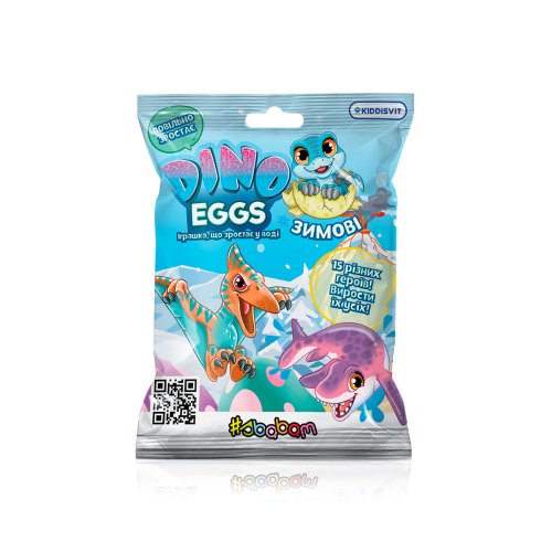 Игрушка #sbabam растущая в яйце «Dino Eggs Winter» - ЗИМНИЕ ДИНОЗАВРЫ (T059-2019)