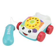 Игрушка-каталка Телефон с подвижным диском, 16,5 см, в ассорт. 6616