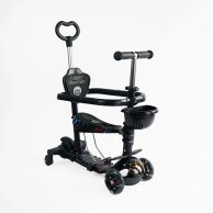 Самокат 5в1 Best Scooter с доп. колесами, подсветкой и бампером LS-86390