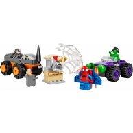 Конструктор Lego Marvel Spidey Битва Халка с Носорогом на грузовиках, 110 деталей 10782