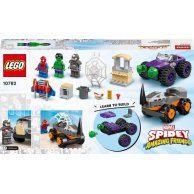 Конструктор Lego Marvel Spidey Битва Халка с Носорогом на грузовиках, 110 деталей 10782