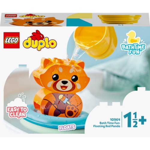 Конструктор Lego Duplo Веселое купание: Плавающая красная панда, 5 деталей 10964