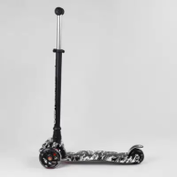 Детский самокат Best Scooter с подсветкой, черный A25771/779-1512