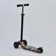 Детский самокат Best Scooter MAXI с подсветкой, черный A24642/779-1386