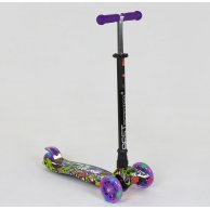 Детский самокат Best Scooter MAXI с подсветкой, фиолетовый A24646/779-1390