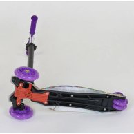 Детский самокат Best Scooter MAXI с подсветкой, фиолетовый A24646/779-1390