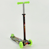Детский самокат Best Scooter MAXI с подсветкой, салатовый A24647/779-1391