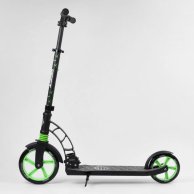 Самокат двухколесный, колеса PU, Best Scooter зеленый 62798