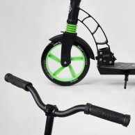 Самокат двухколесный, колеса PU, Best Scooter зеленый 62798