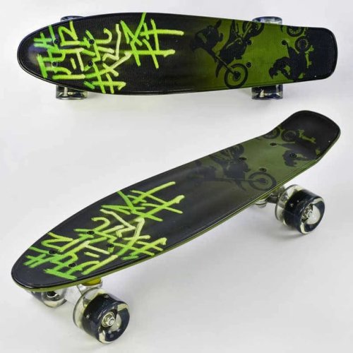 Пенни борд с PU колесами с подсветкой Best Board F 9160