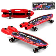 Скейтборд с турбинами, музыкой и дымом Best Board красный S-00710