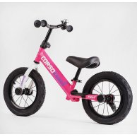Велобег (беговел) Corso 12" Navi, розовый RD-1770