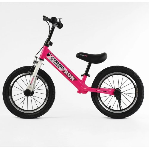 Велобег (беговел) Corso 14" Run, розовый RJ-15255
