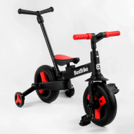 Велосипед-трансформер Best Trike, колеса PU 10", красно-черный 23031