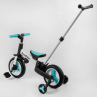 Велосипед-трансформер Best Trike, колеса PU 10", черно-голубой 56659