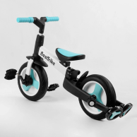 Велосипед-трансформер Best Trike, колеса PU 10", черно-голубой 56659