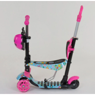 Детский самокат Best Scooter 5в1, розовый 26901