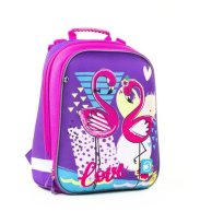 Школьный каркасный рюкзак YES H-12 Flamingo Фламинго 558017