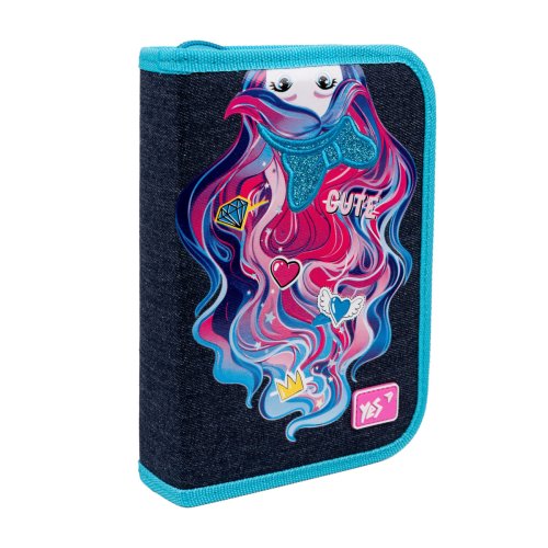 Твердый пенал YES HP-04 Caramel Girl 533588