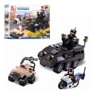 Конструктор SLUBAN M38-B0655 полиция, транспорт 324 дет