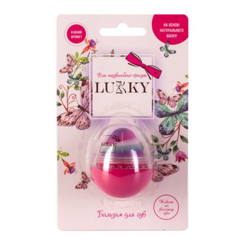 Детский бальзам для губ «Lukky»: «Малиновый щербет» (T11936)