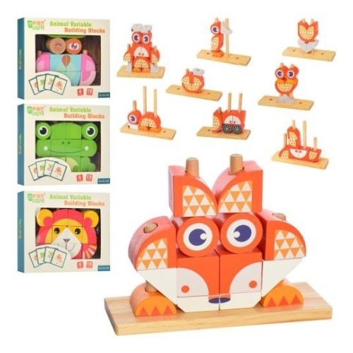 Деревянная игрушка Городок животные (MD2293)