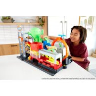 Игровой набор "Автомойка: Взрыв цветов" серии "Цветное перевоплощение" Hot Wheels (GTT96)