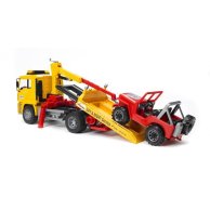Игровой набор Bruder Эвакуатор MAN с джипом, 1:16 02750