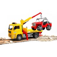 Игровой набор Bruder Эвакуатор MAN с джипом, 1:16 02750
