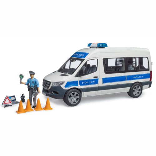 Игровой набор Bruder Полицейская машина MB Sprinter с фигуркой и аксессуарами 02683