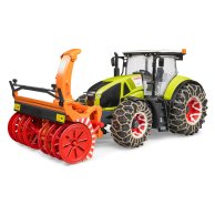 Машинка Bruder Трактор Claas Axion 950 со снегоочистителем 03017