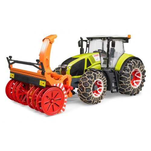 Машинка Bruder Трактор Claas Axion 950 со снегоочистителем 03017