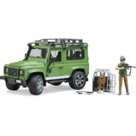 Игровой набор Bruder Джип Land Rover Defender с фигурками лесника и собаки 02587