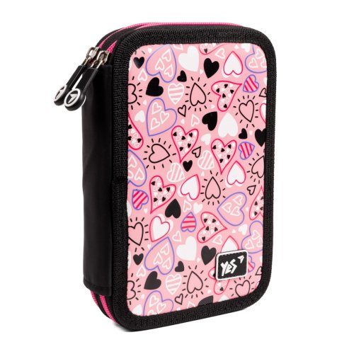 Твердый двойной пенал YES HP-01 My Heart Сердце 533554