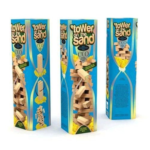 Развлекательная настольная игра Danko Toys Дженга Tower on the Sand, укр ST-02